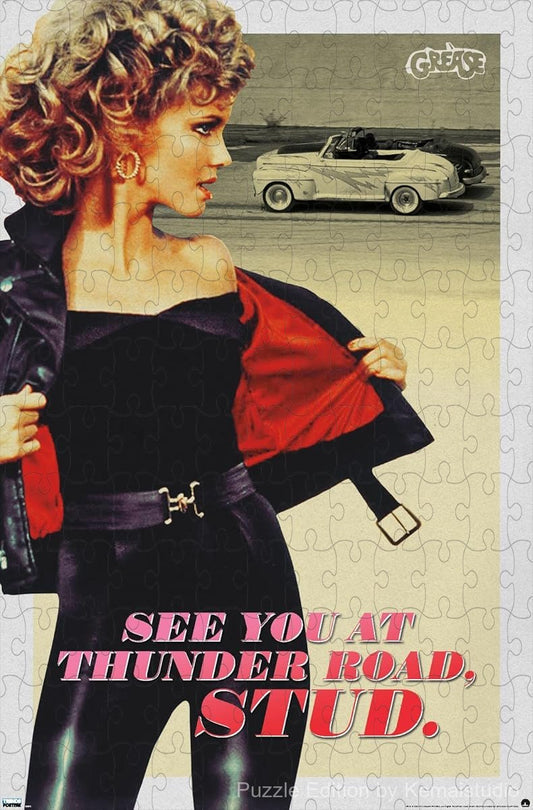 A bold and classic puzzle featuring the iconic Grease ¡°Stud¡± style, ideal for retro film lovers