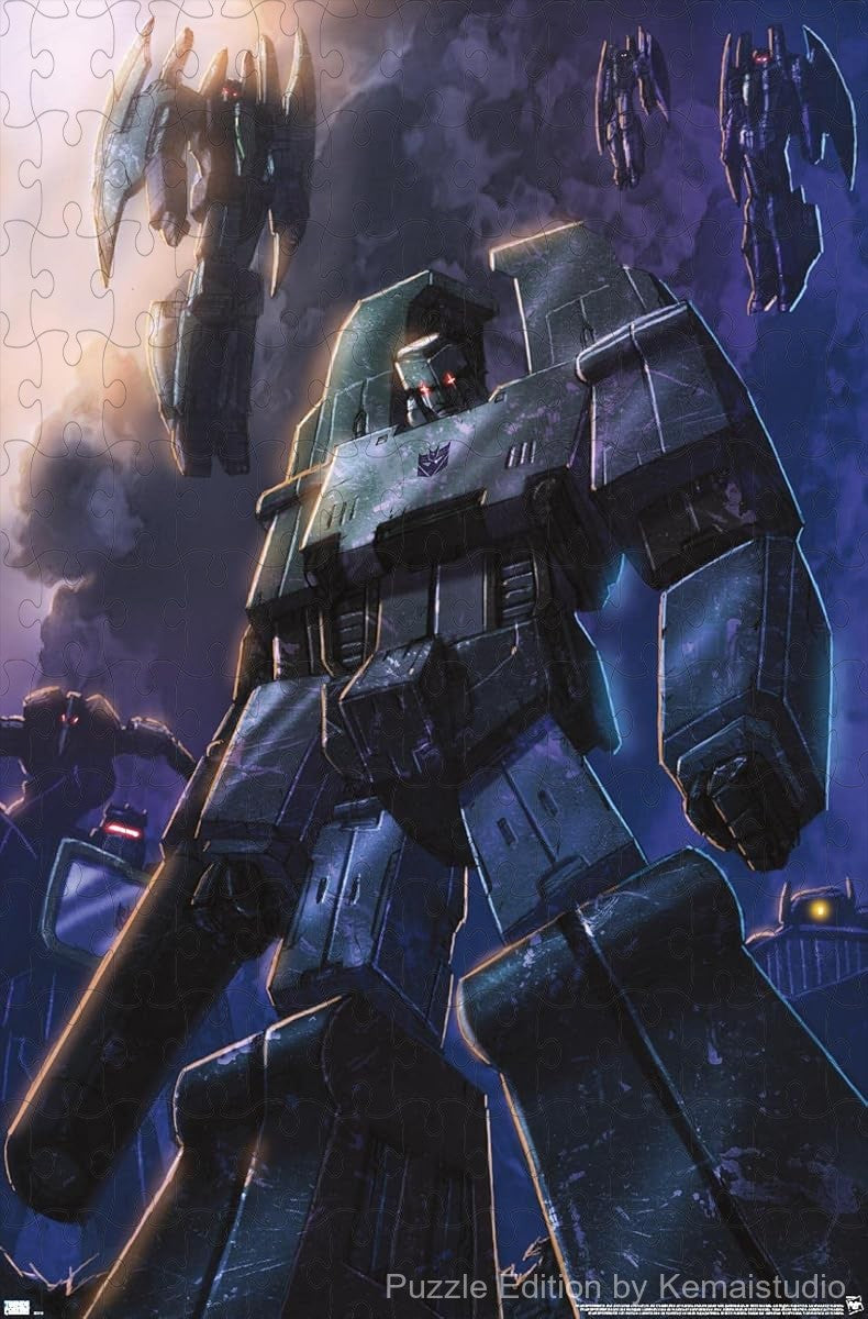 Transformers' iconic Decepticons poised for an epic battle scene