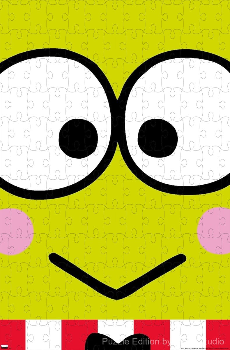 Keroppi in a playful over-the-top design, perfect for Hello Kitty fans