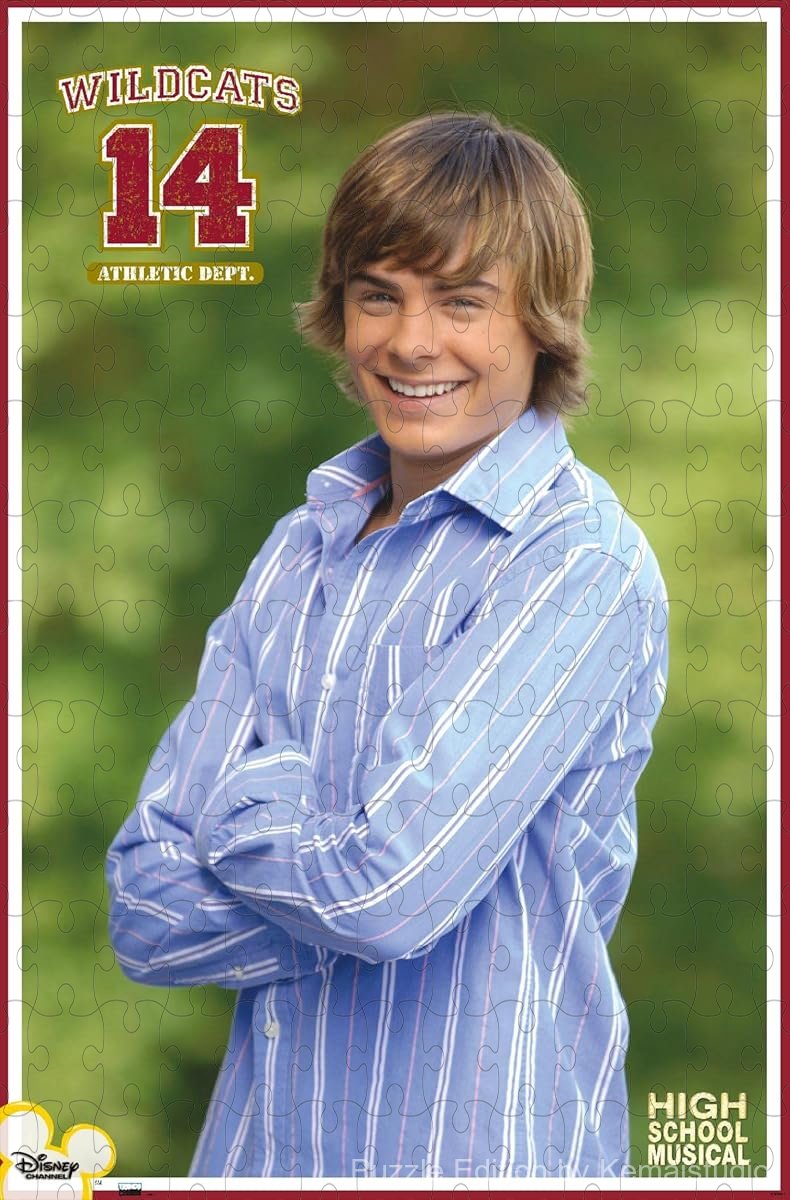A solo puzzle of Troy from the original High School Musical, great for music and movie fans
