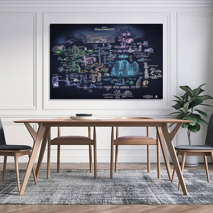 Puzzle made with Hollow Knight Map Posters