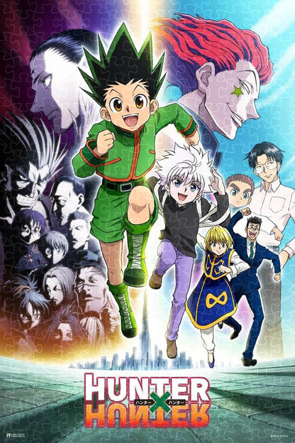 Hunter X Hunter anime merch movie poster puzzle, wooden puzzle for adults