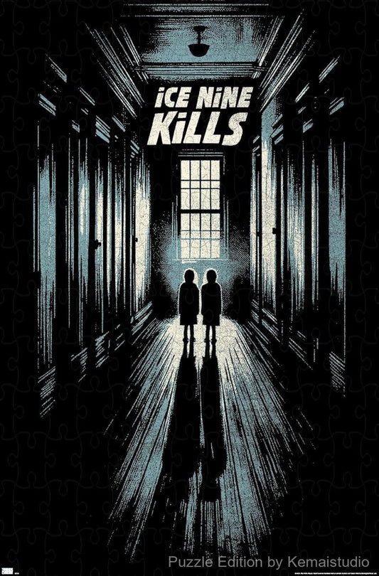 Mysterious Hallway scene from Ice Nine Kills turned into a puzzle