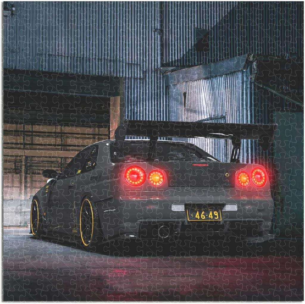 JDM Car R34 Poster Puzzles  2