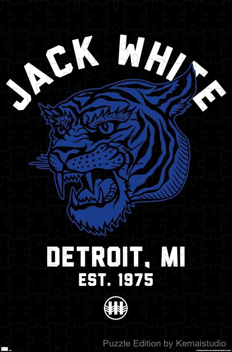 Jack White's Detroit visual tribute captured in detailed puzzle art