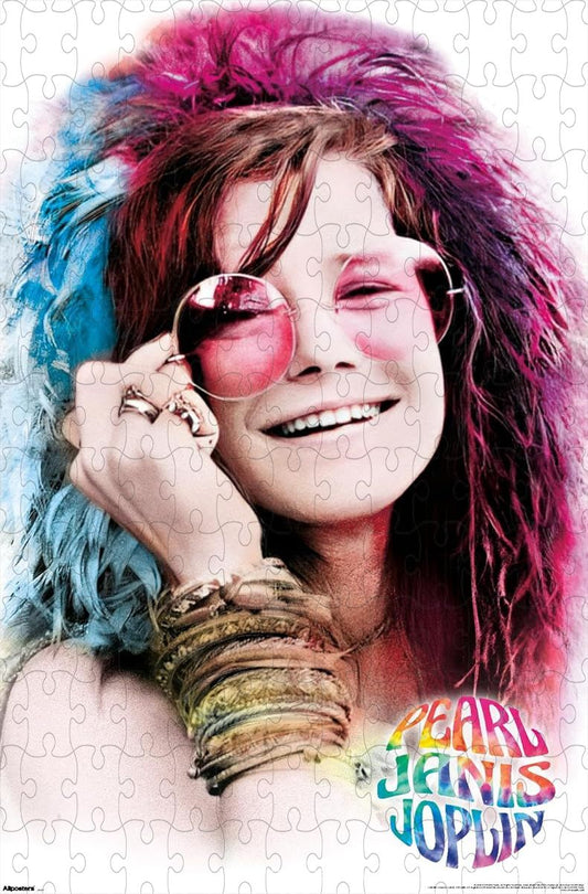 A soulful puzzle of Janis Joplin from her Pearl album era, ideal for fans of 70s music