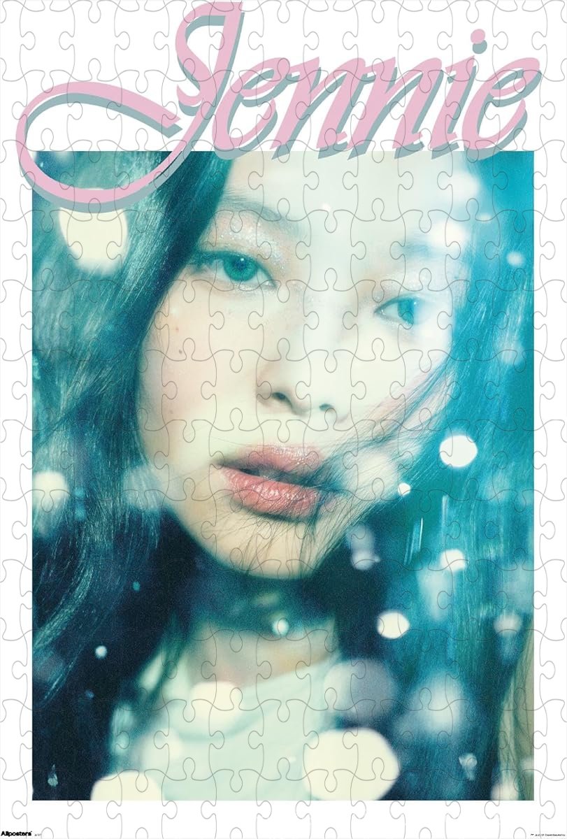 A visually striking puzzle showing Jennie's Utopia moment, perfect for K-pop fans and minimalist decor
