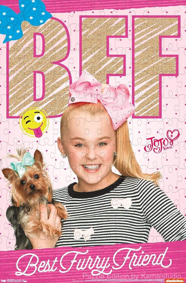 Cute, friendly, and empowering design perfect for young JoJo fans and friendship themes