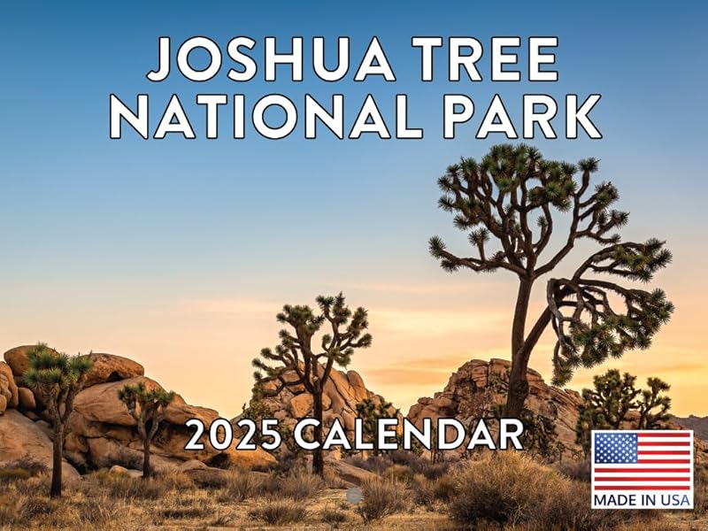 500-piece puzzle with Joshua Tree National Park 2025 calendar poster