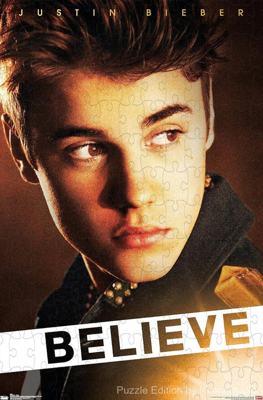 A sleek and dramatic puzzle inspired by the Believe era, perfect for devoted Justin Bieber fans
