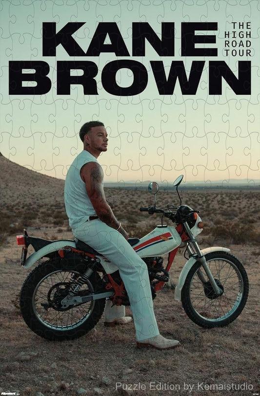 A puzzle celebrating Kane Brown's The High Road Tour, perfect for fans and collectors