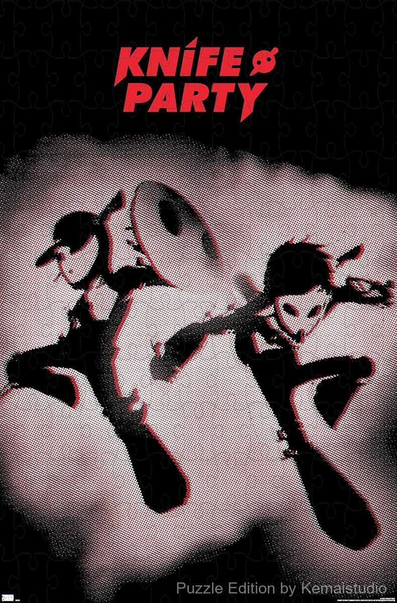 A high-detail cover-inspired puzzle from Knife Party's ¡°Battle Sirens¡± collaboration