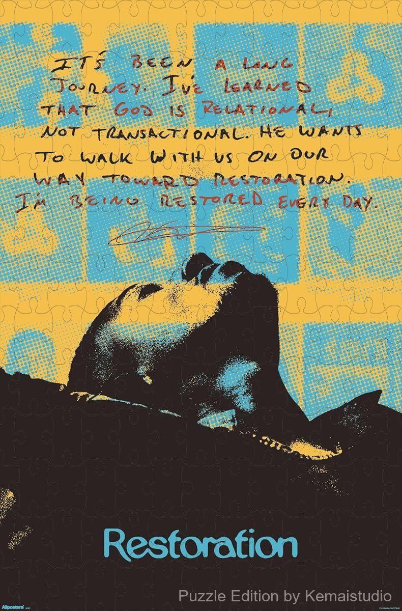 A powerful puzzle from Lecrae's Restoration album art, ideal for modern gospel and hip-hop fans