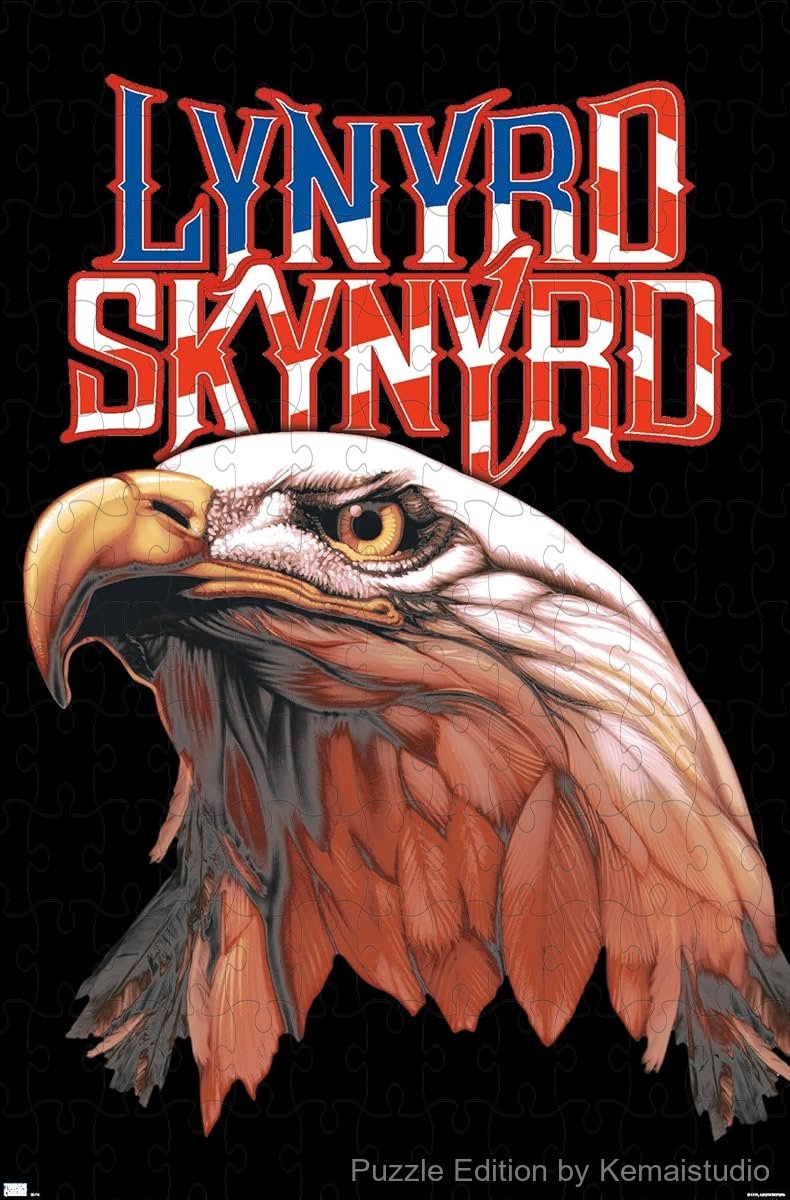 A rich and nostalgic puzzle themed in Americana style, perfect for fans of Lynyrd Skynyrd