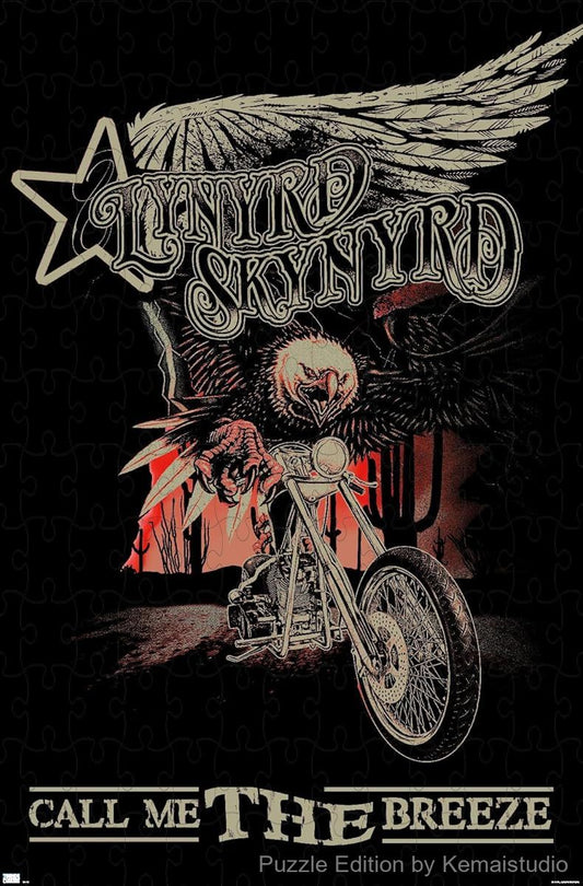 A calm and evocative puzzle themed around the Lynyrd Skynyrd song The Breeze, great for music fans