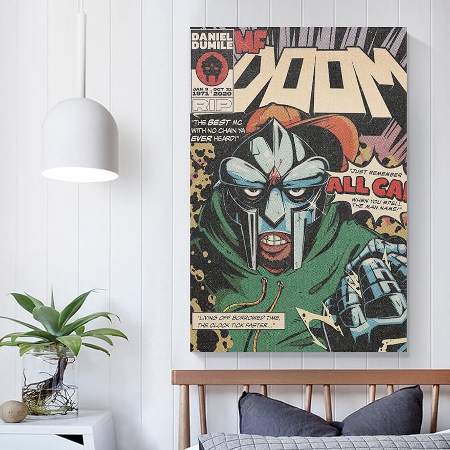Jigsaw puzzle for adult, MF Doom Retro Posters Puzzle