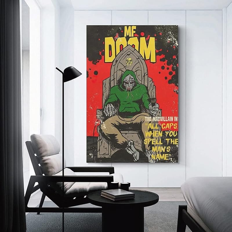 Jigsaw puzzle for adult, MF Doom Retro Posters Puzzle