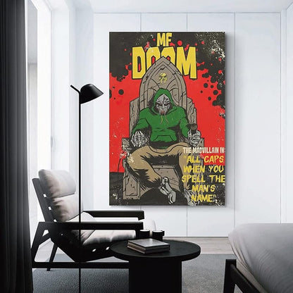 Jigsaw puzzle for adult, MF Doom Retro Posters Puzzle
