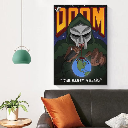 Jigsaw puzzle for adult, MF Doom Retro Posters Puzzle