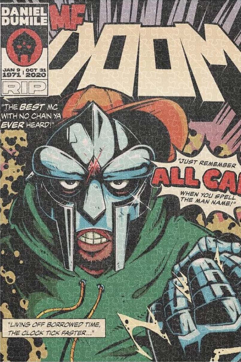 Puzzle made with MF Doom Retro Posters 1