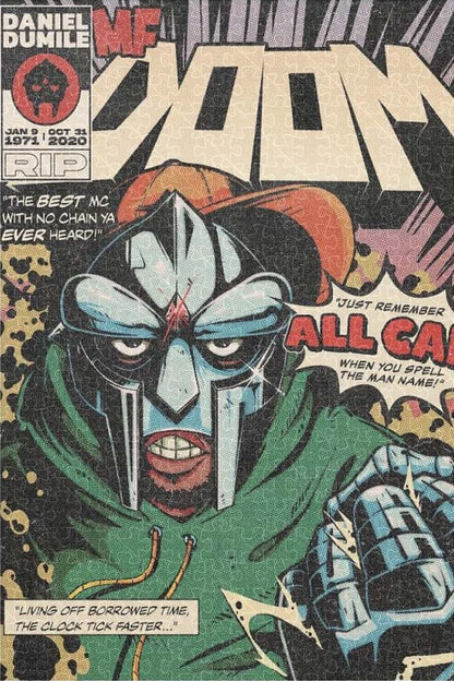 Puzzle made with MF Doom Retro Posters 1