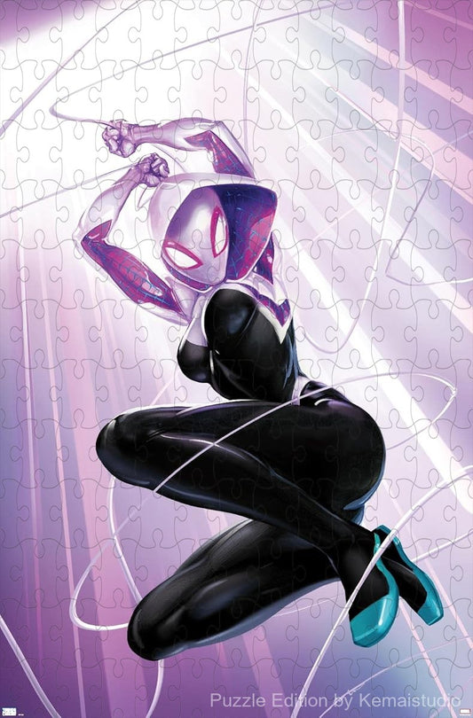 Ghost Spider swings into action on the cover of her first solo comic