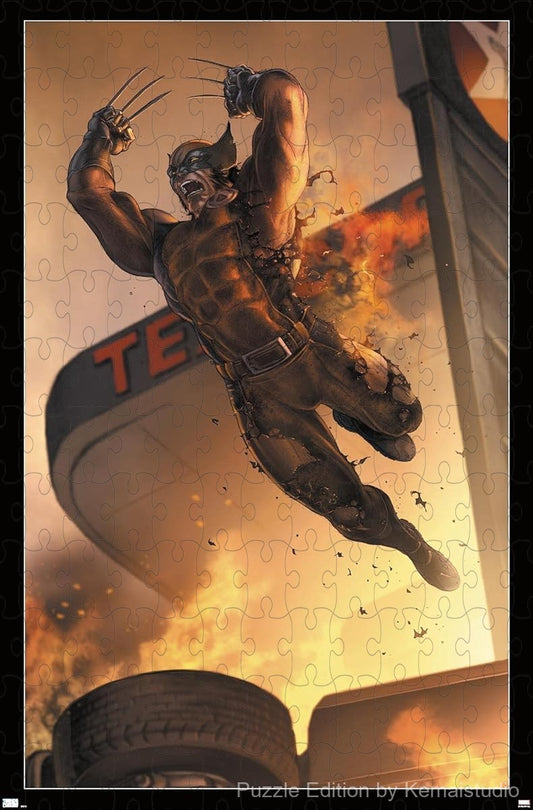 Marvel's Wolverine from X-Force #26 in a detailed 1000-piece puzzle