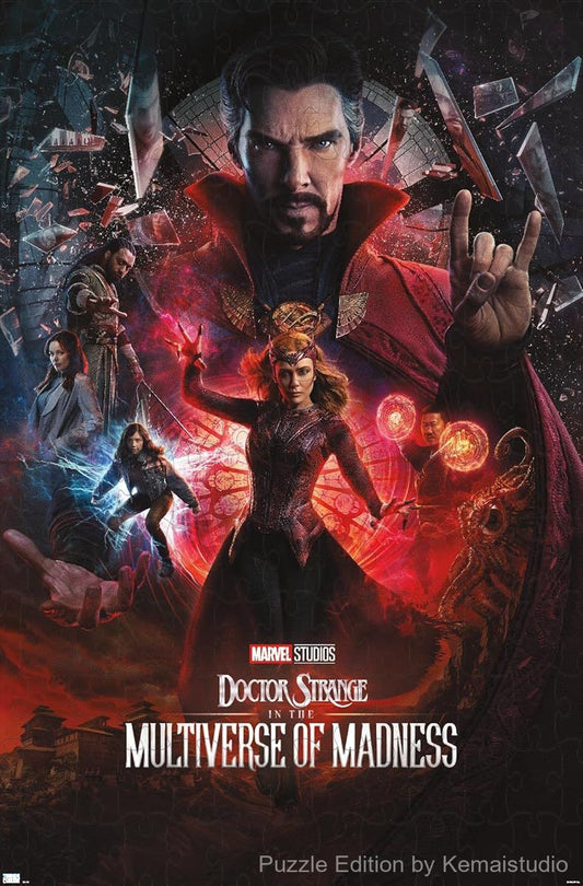 Doctor Strange in his multiverse journey from the Marvel Cinematic Universe