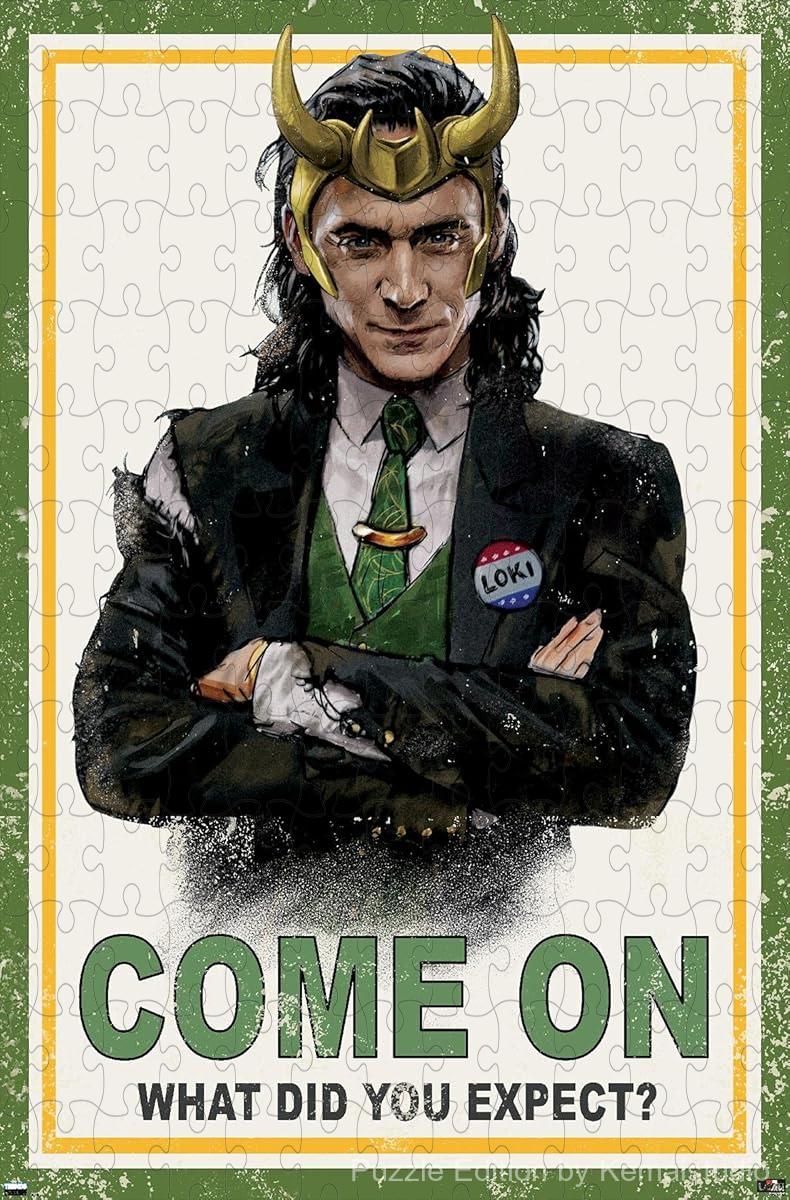 Loki's iconic What Did You Expect? moment captured in a 1000-piece puzzle