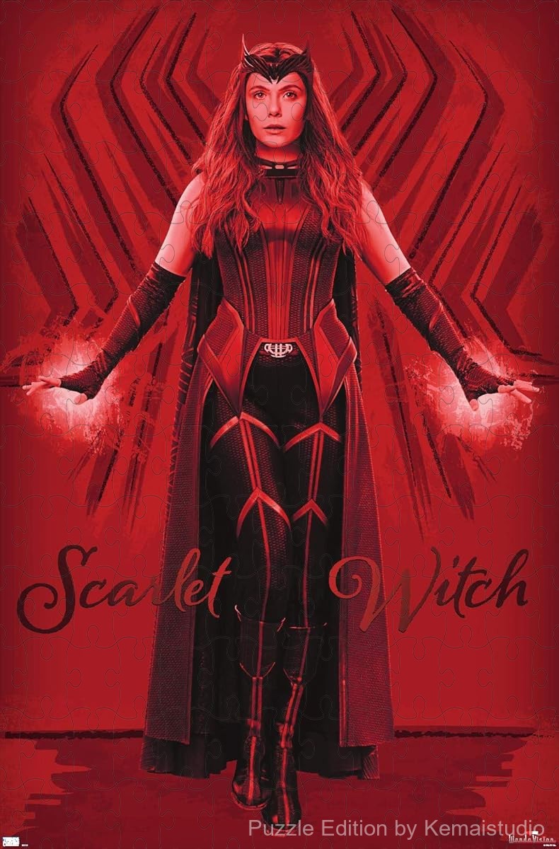 Scene of Scarlet Witch's immense power from Marvel's WandaVision