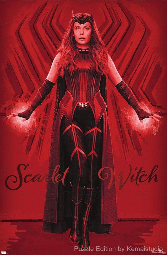 Scene of Scarlet Witch's immense power from Marvel's WandaVision