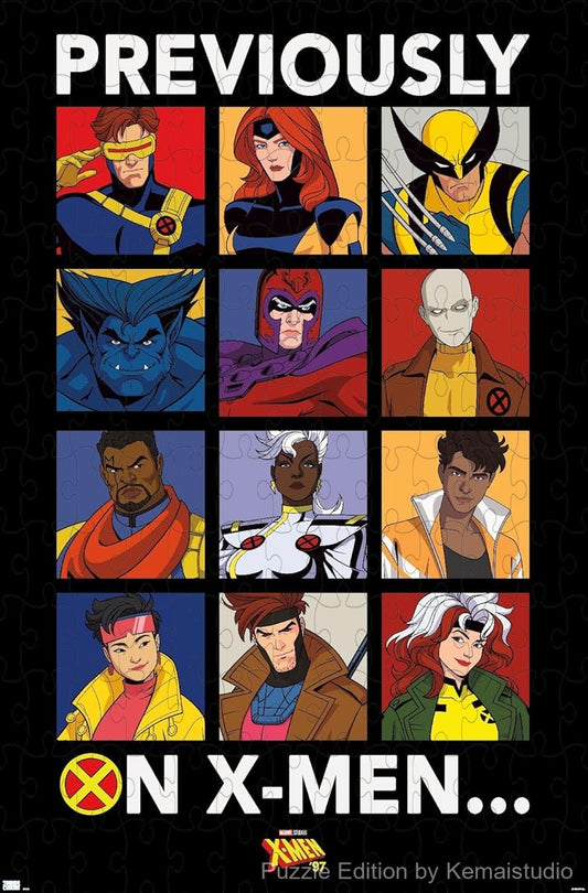 Revisit the X-Men's iconic '97 animated series with this retro puzzle