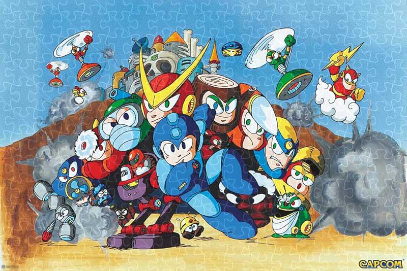 1000 piece Puzzle made with MegaMan Video Game