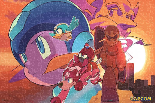 500-piece Mega Man anime art video game jigsaw puzzle