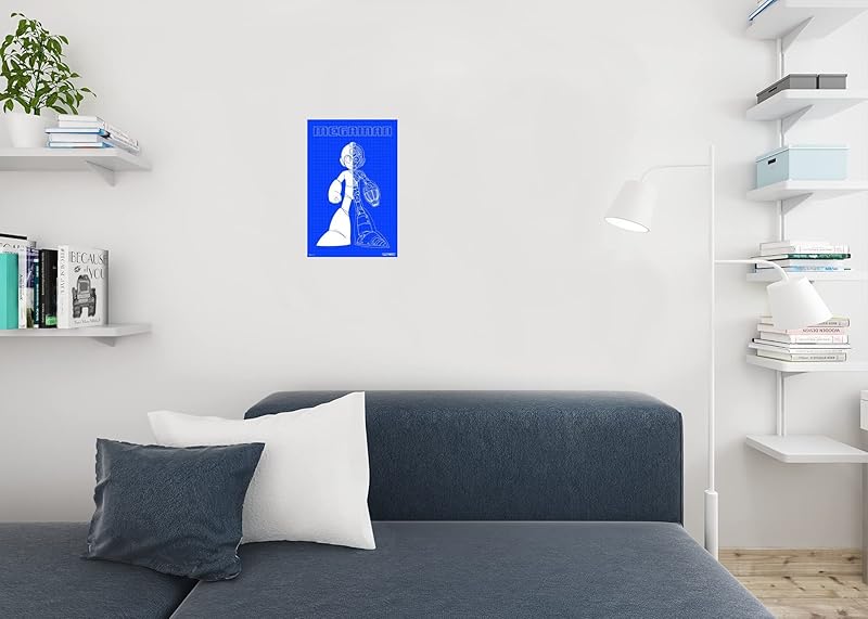 a jigsaw puzzle made with Mega Man Blueprint Art Video Game Screen