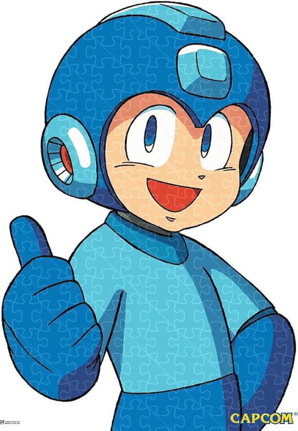 500-piece Mega Man thumbs up video game poster puzzle