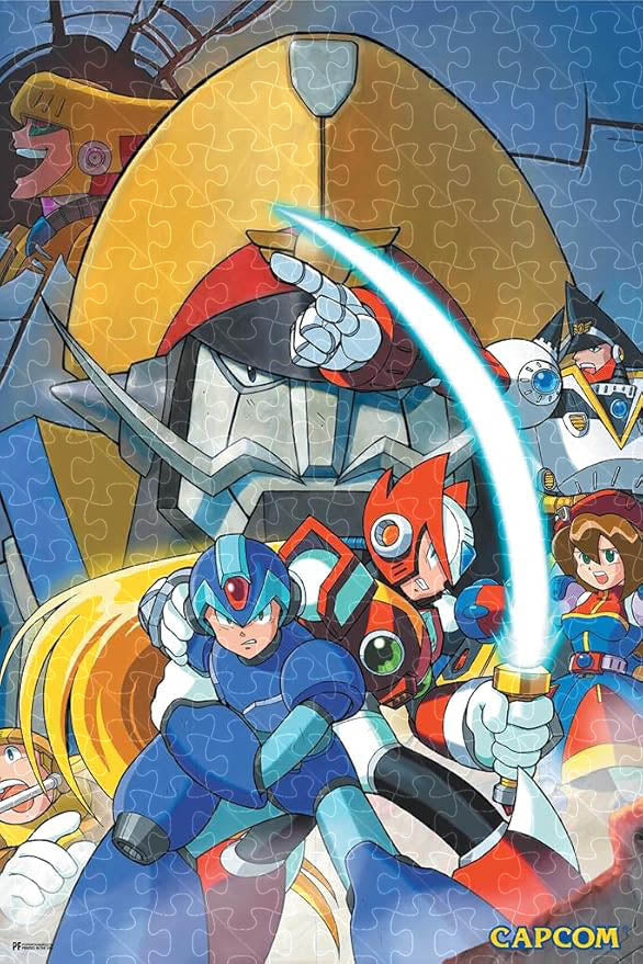 a jigsaw puzzle made with Mega Man X Sword Game Screen