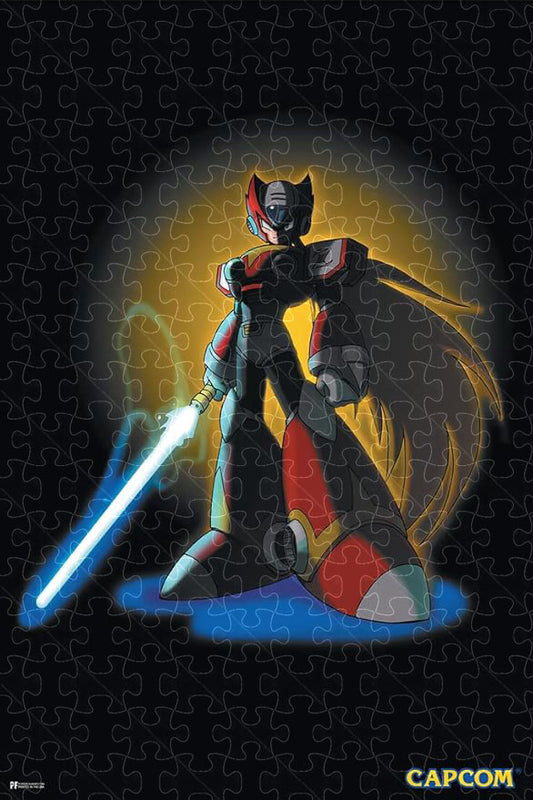 a jigsaw puzzle made with Mega Man Zero Blade Video Game poster