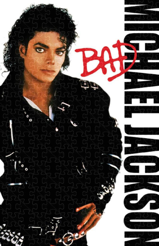 Michael Jackson music famous people poster puzzle, wooden puzzle for adults
