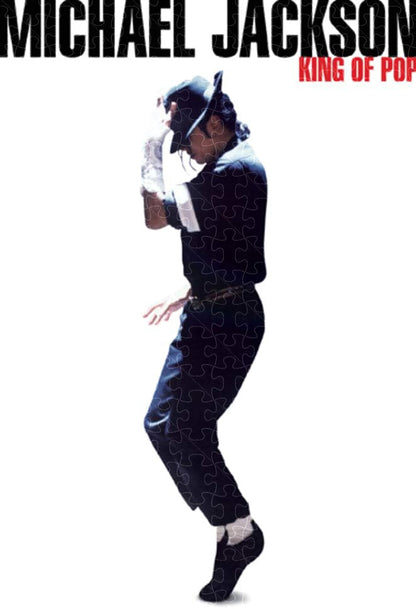 Michael Jackson poster, wooden puzzle for adults