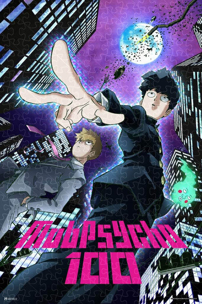 Mob Psycho 100 Japanese Anime Series Key Art Merch Poster puzzle