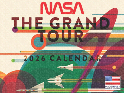 NASA Grand Tour Calendar 2026 Poster puzzle