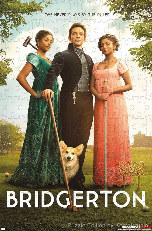 Recreate the trio from Bridgerton's Season 2 in a beautiful 500-piece puzzle