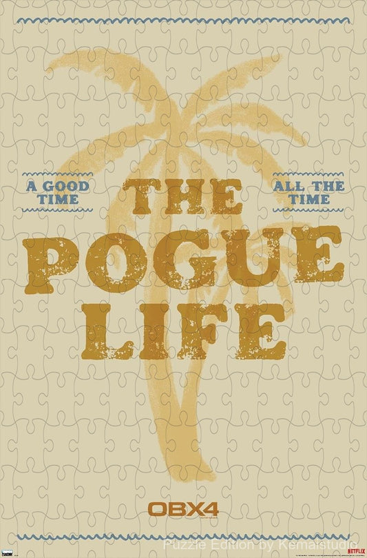 The Pogue Life scene from Netflix's Outer Banks in a thrilling puzzle