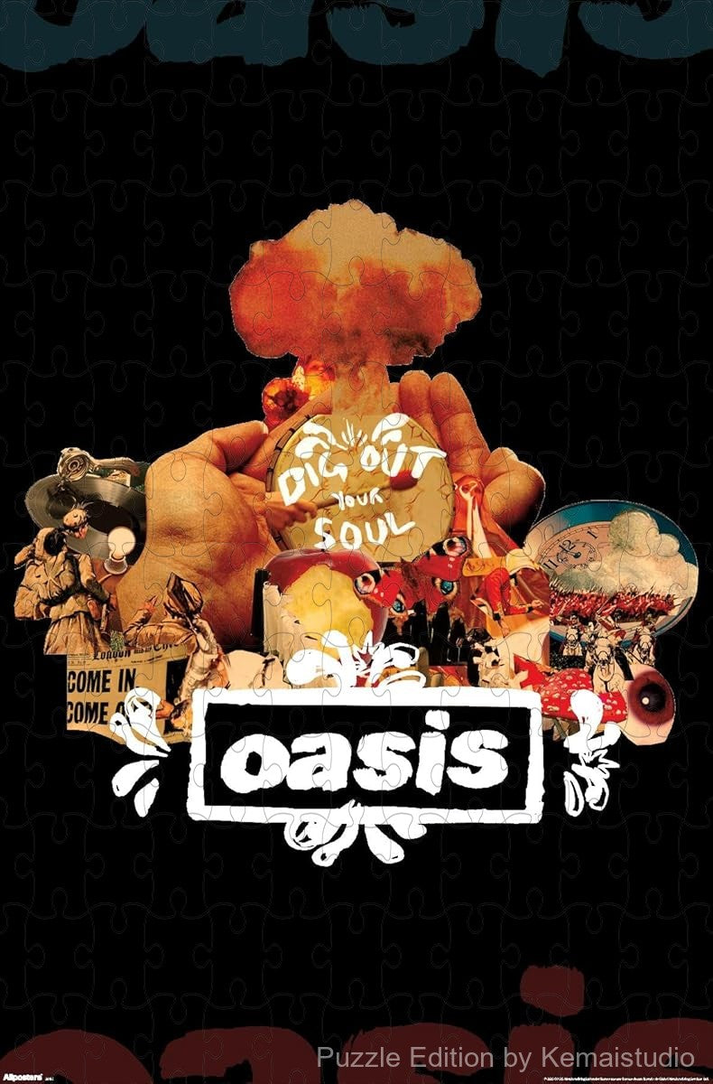 A vibrant puzzle inspired by the Dig Out Your Soul album era, ideal for collectors and fans