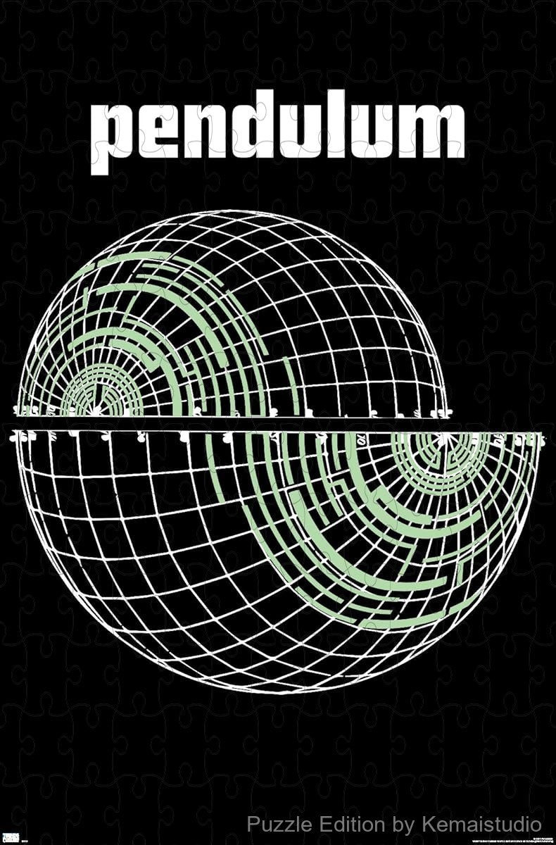 A digital-inspired globe visual representing Pendulum's global influence and music themes