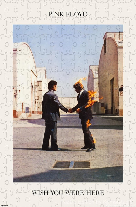 Cover art from Pink Floyd's iconic album ¡°We Wish You Were Here¡±