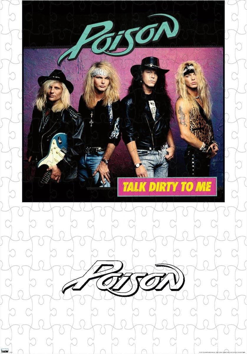 A vibrant puzzle from Poison's Talk Dirty To Me album visuals, perfect for fans and collectors