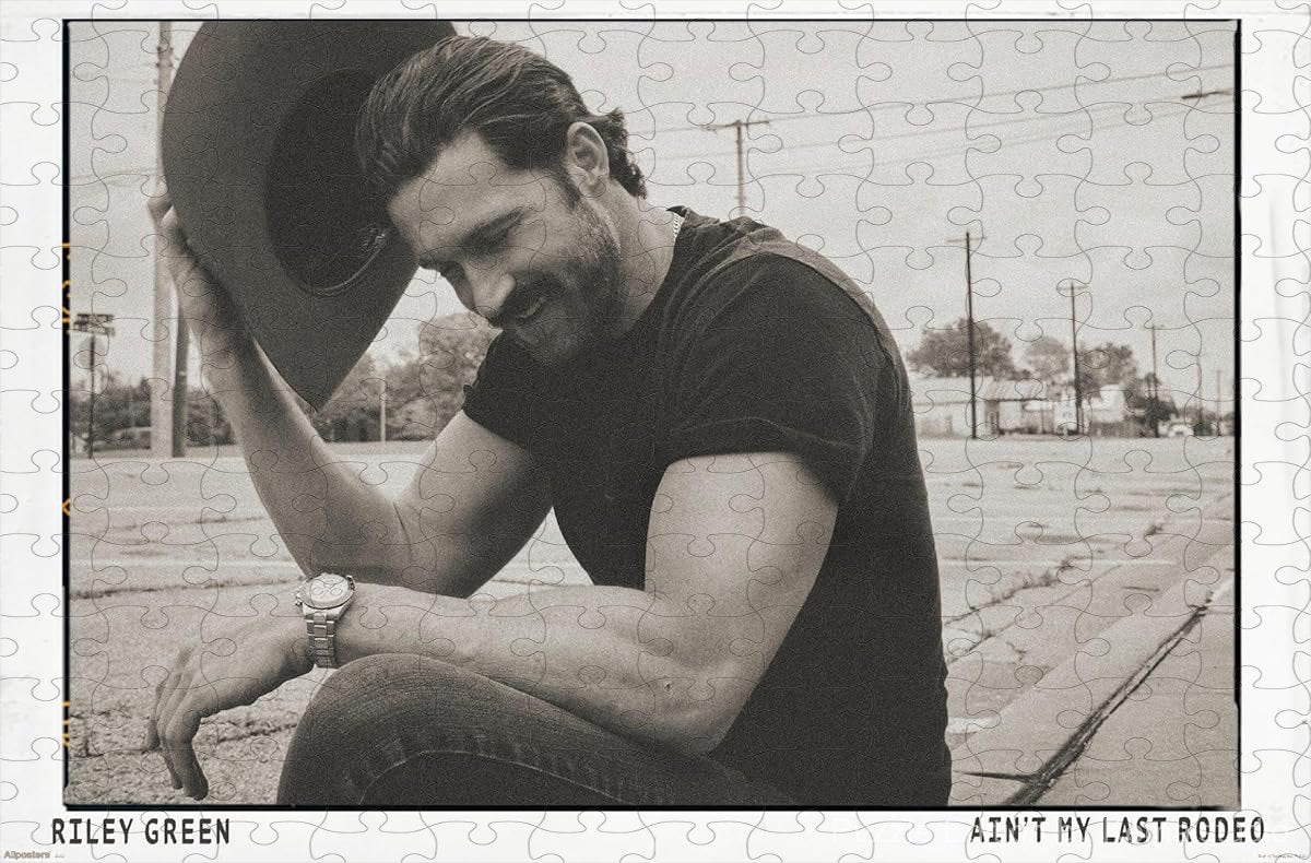 A heartfelt puzzle inspired by Riley Green's Ain't My Last Rodeo theme, perfect for music lovers