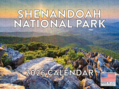 Shenandoah National Park 2026 calendar poster adult jigsaw puzzle  